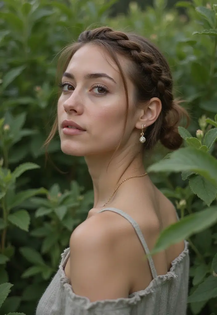 27 Everyday Hairstyles That Take Under 5 Minutes - 5. Braided Crown