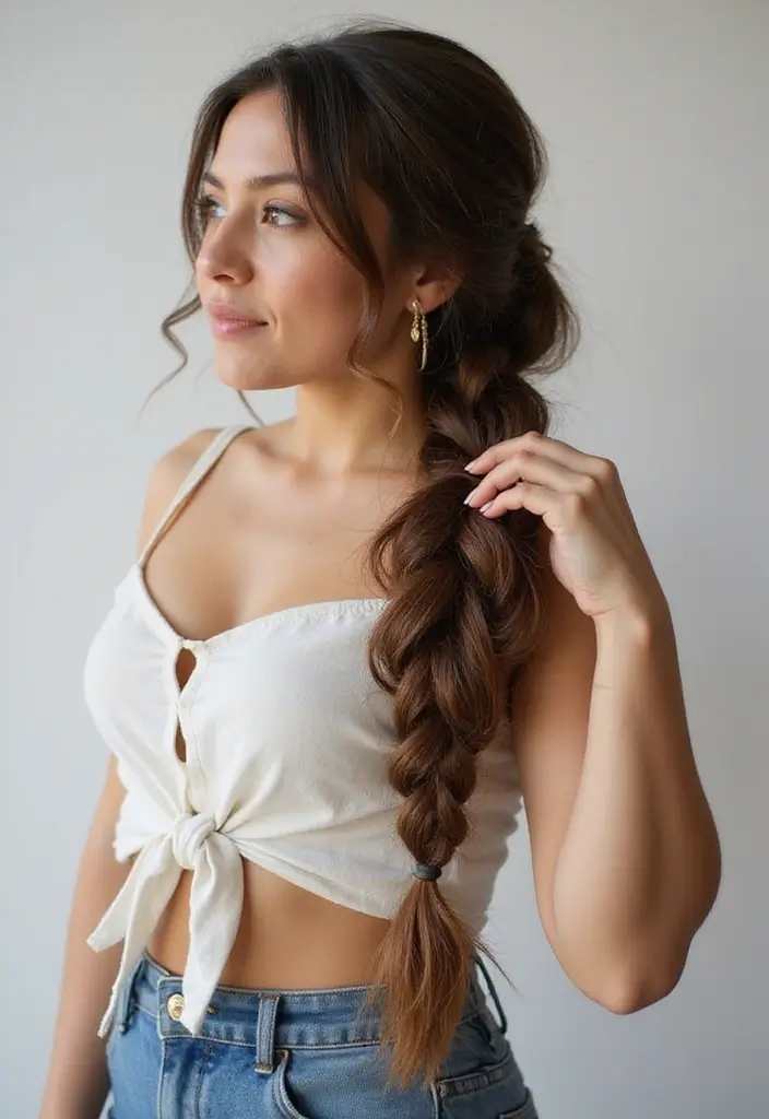 27 Everyday Hairstyles That Take Under 5 Minutes - 6. Quick Fishtail Braid