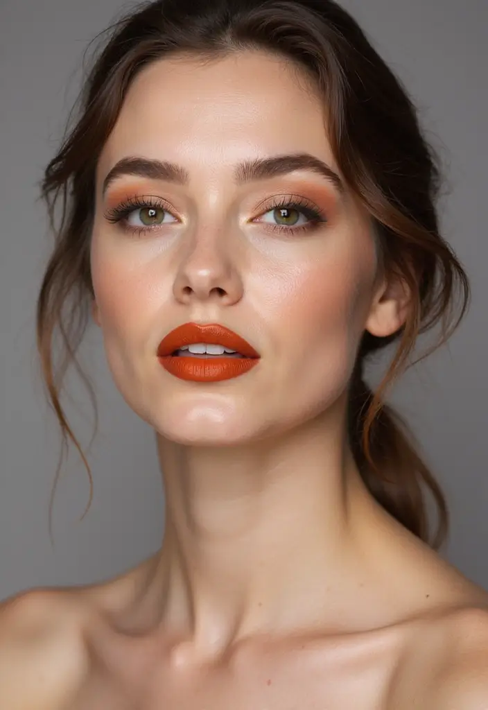 27 Glam Makeup Ideas for Parties and Photoshoots - 11. Bold Ombre Lips
