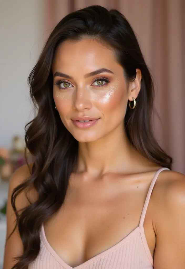 27 Glam Makeup Ideas for Parties and Photoshoots - 12. Glamorous Faux Freckles