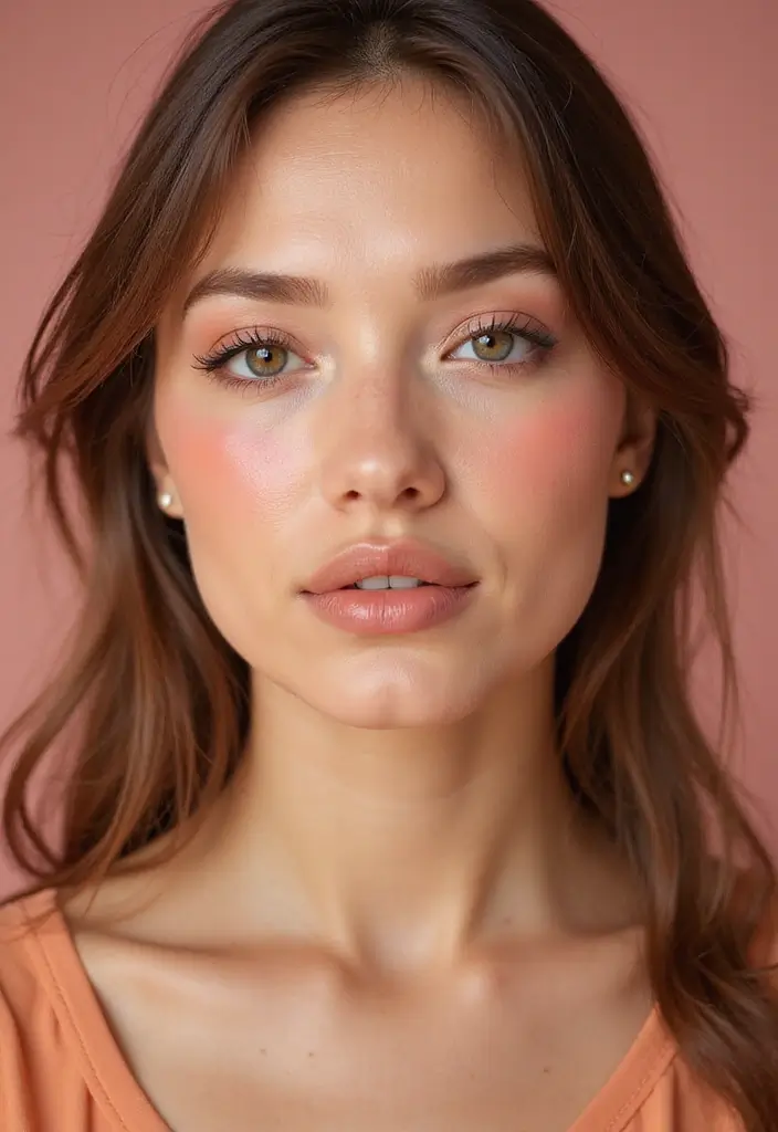 27 Glam Makeup Ideas for Parties and Photoshoots - 26. Creative Blush Placement