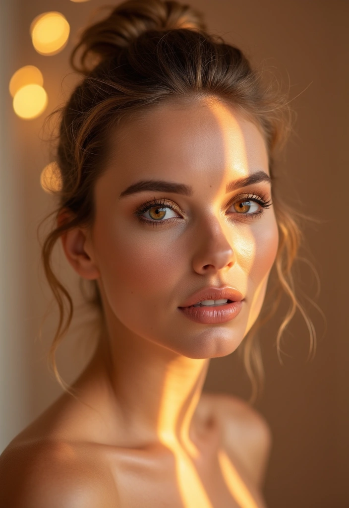 27 Glam Makeup Ideas for Parties and Photoshoots - 8. Glowy Bronze Goddess