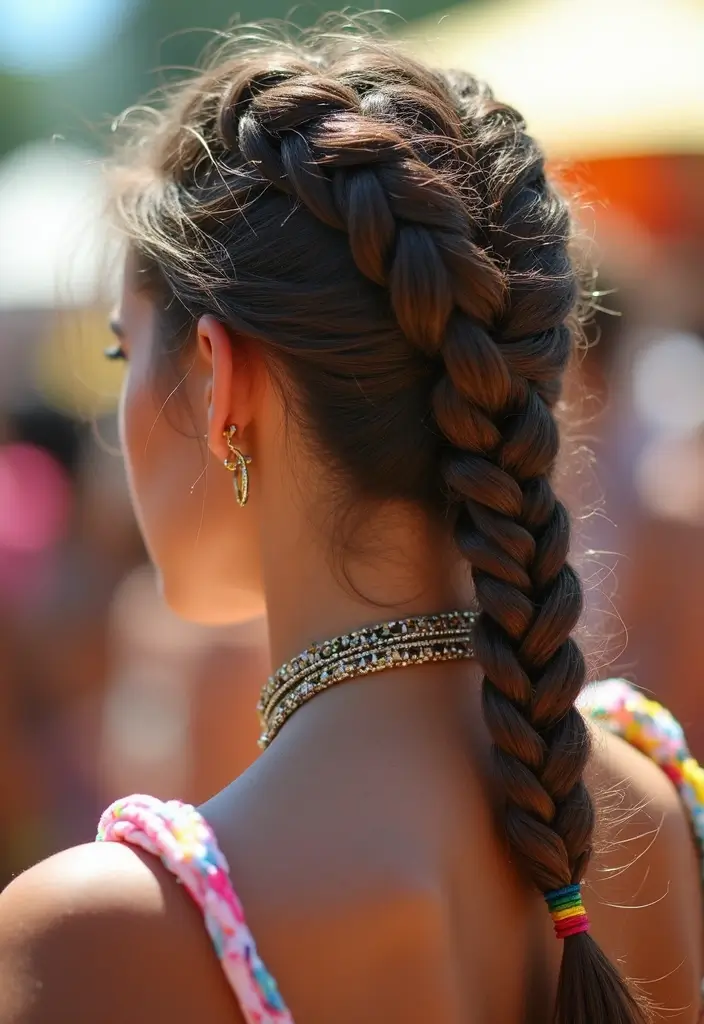27 Hairstyles for Festivals That Steal the Spotlight - 7. Trendy Fishtail Braid