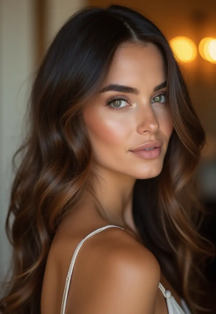 27 Party Hairstyle Ideas That Make You Stand Out - 17. Side-Swept Glam Waves