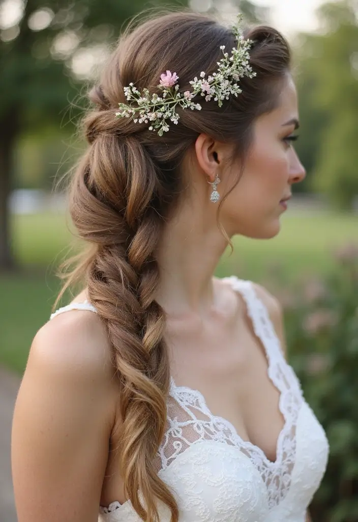 27 Party Hairstyle Ideas That Make You Stand Out - 24. Intricate Lace Braid