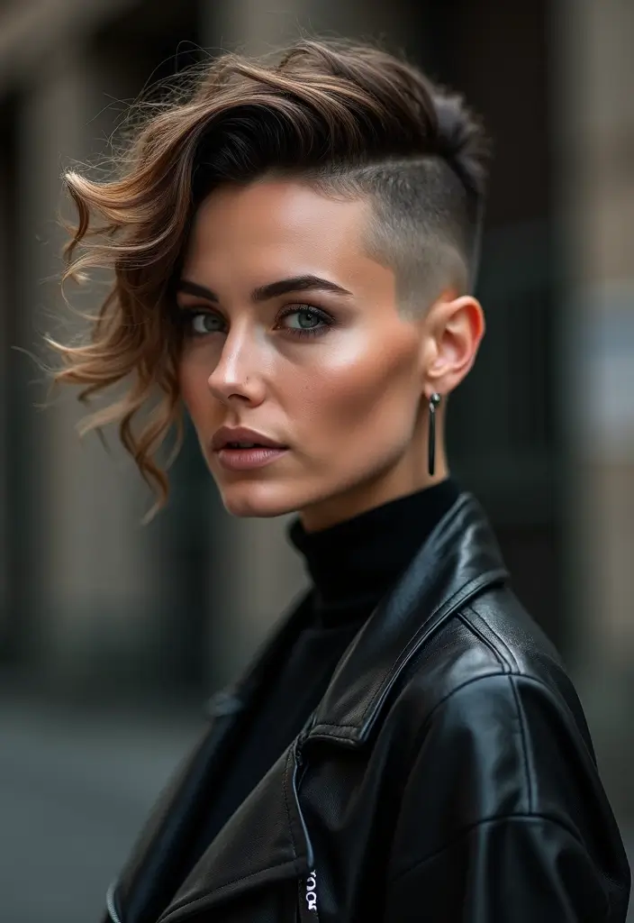 27 Party Hairstyle Ideas That Make You Stand Out - 26. Edgy Undercut Style