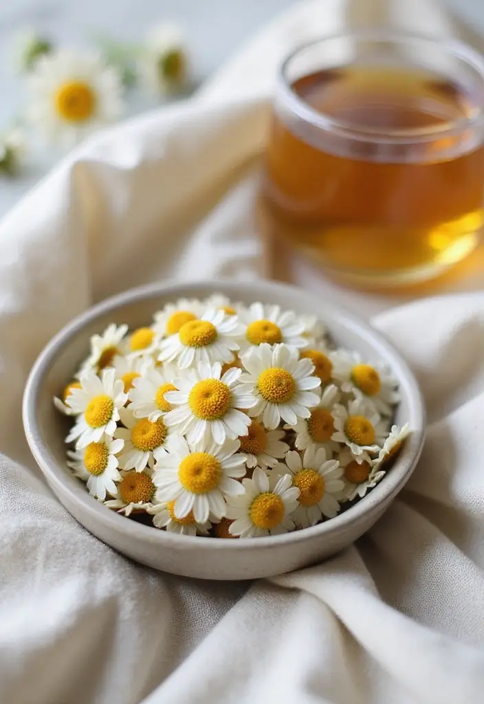27 Skincare for Dry Skin That Heals and Nourishes - 14. Chamomile: Calming and Nourishing