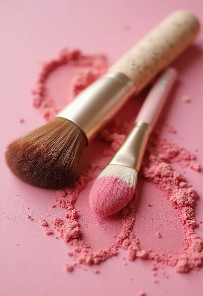 28 Eco-Friendly Makeup Brushes and Tools You Actually Need - 4. Cork Handle Blush Brush