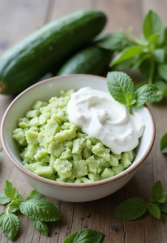 28 Exfoliation Tips for Smooth and Even Texture - 10. Cucumber and Yogurt Mask