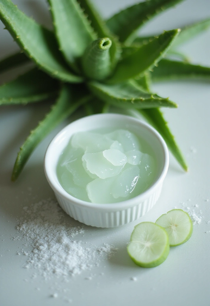 28 Exfoliation Tips for Smooth and Even Texture - 20. Aloe Vera Gel Exfoliation
