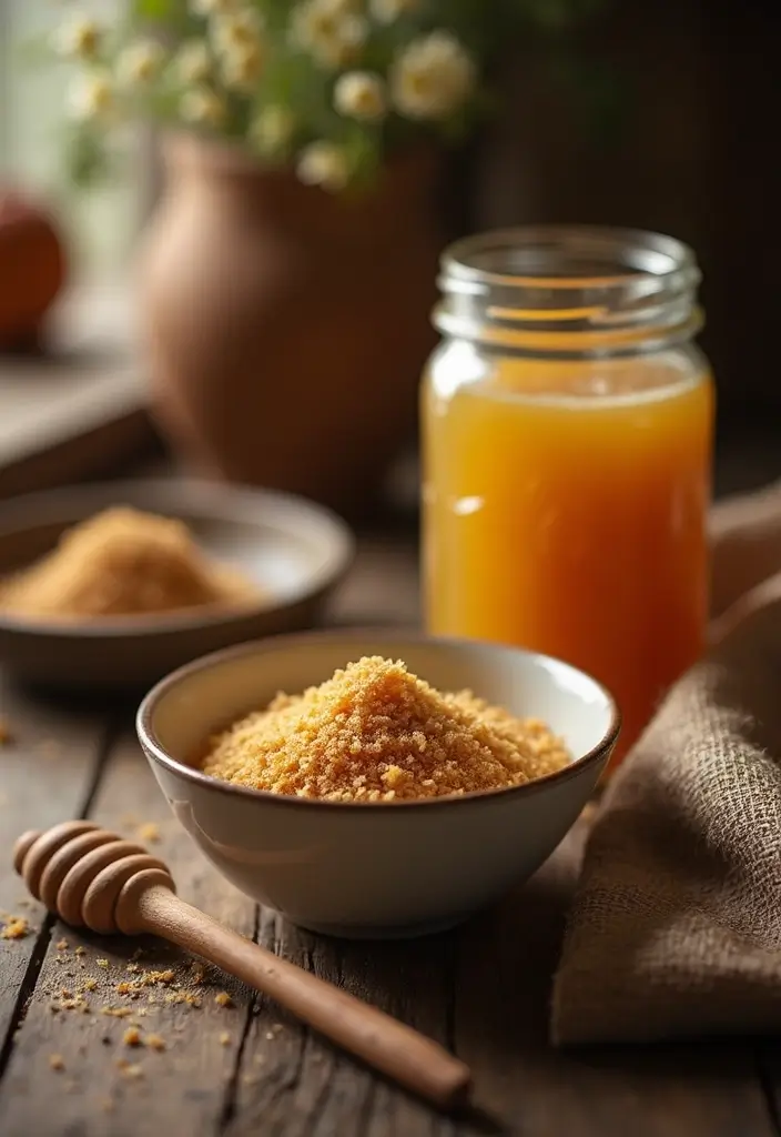28 Exfoliation Tips for Smooth and Even Texture - 24. Honey and Brown Sugar Scrub