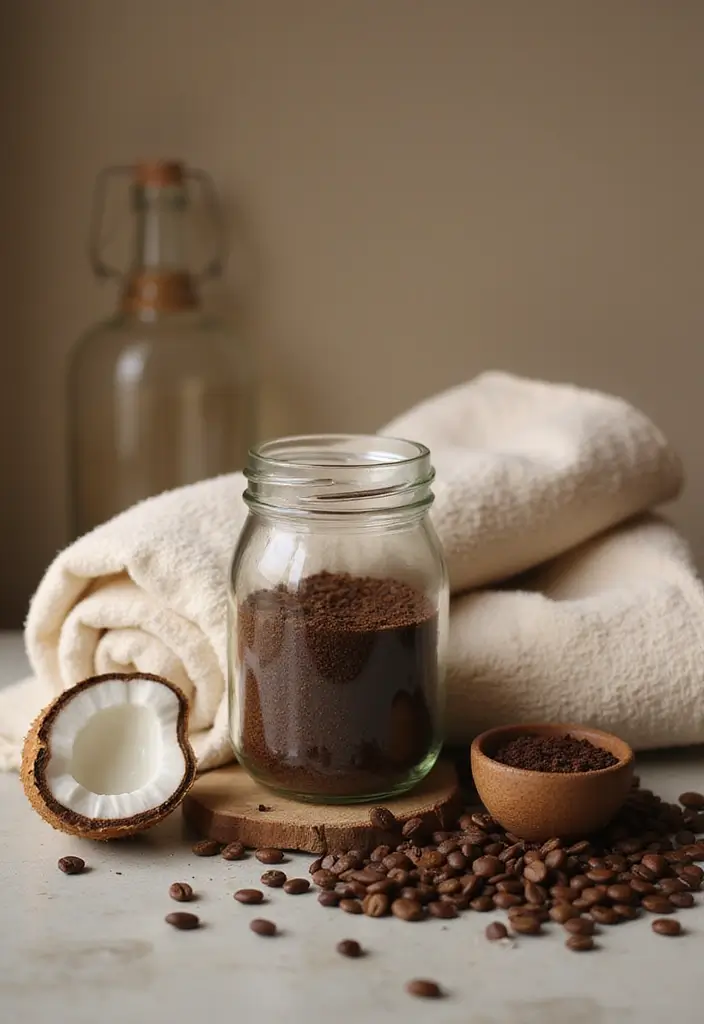 28 Exfoliation Tips for Smooth and Even Texture - 3. Coffee Body Scrub