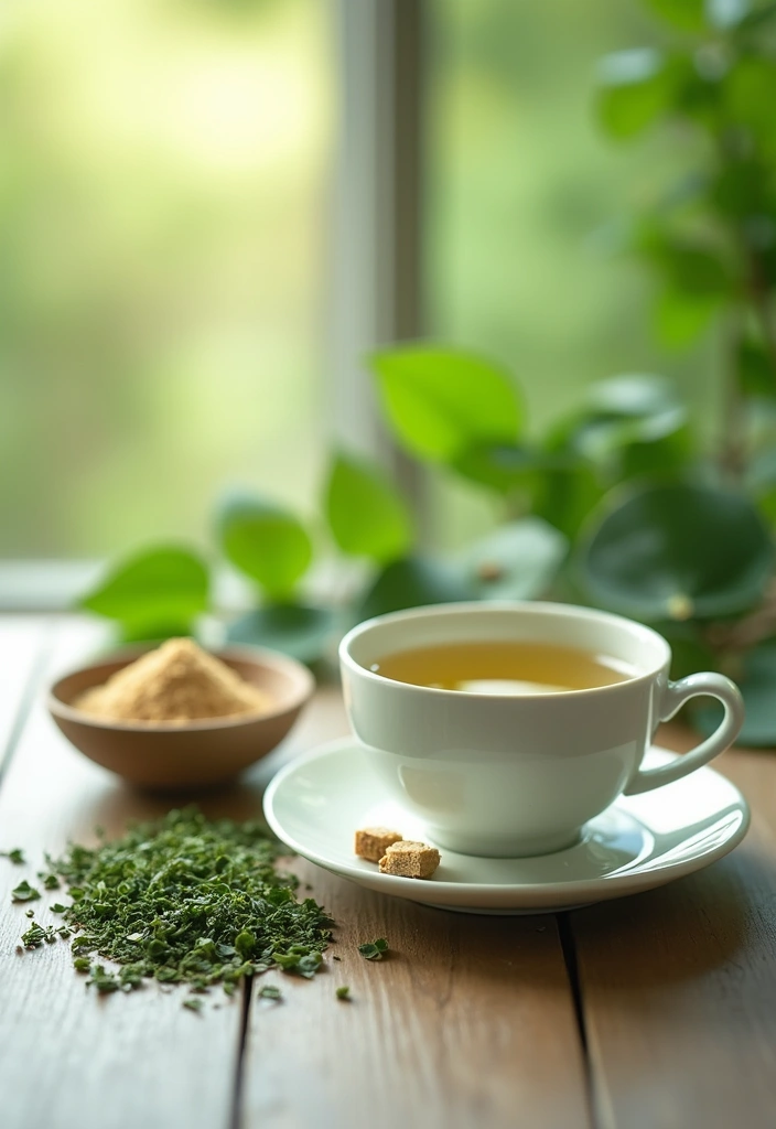 28 Exfoliation Tips for Smooth and Even Texture - 9. Green Tea Exfoliating Mask