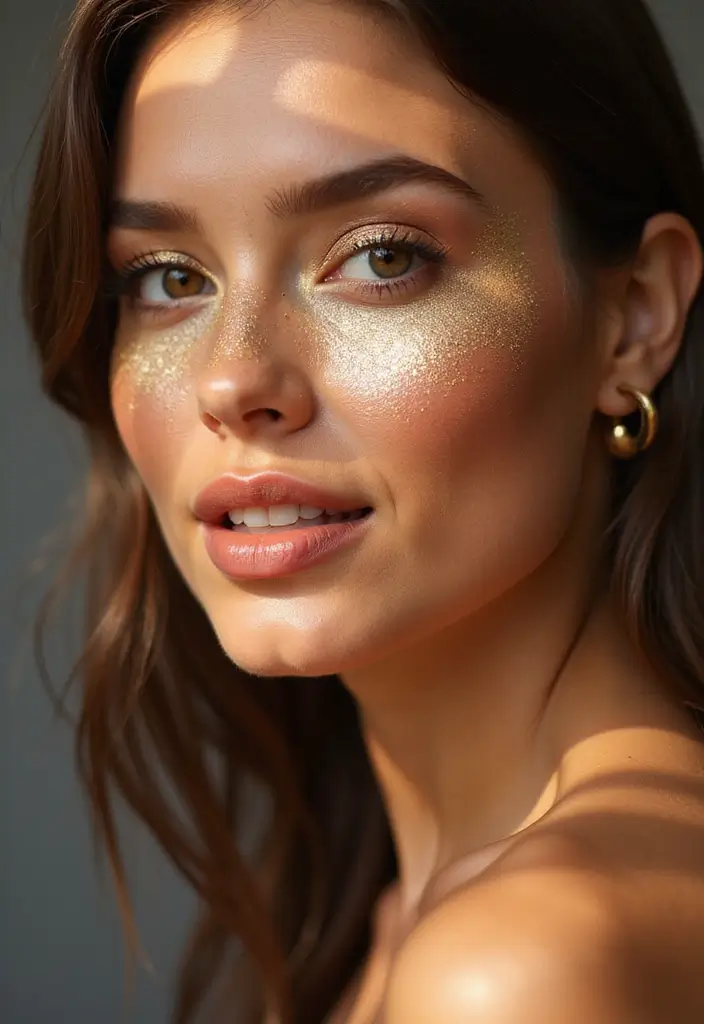 28 Festival Makeup Looks That Sparkle and Shine - 24. Highlighter Layering