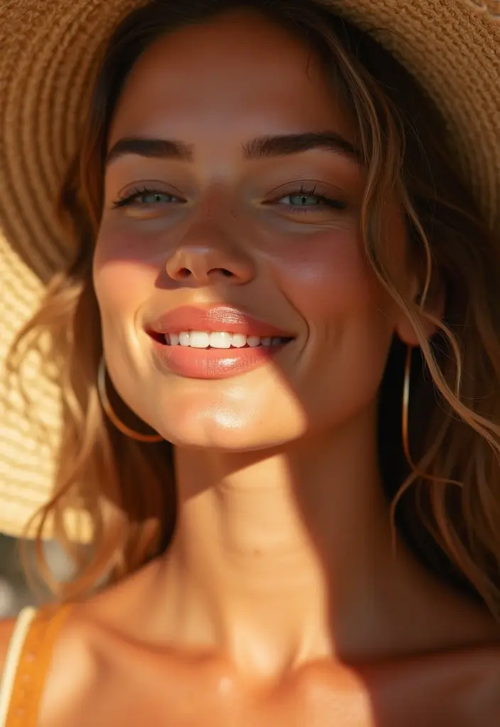 28 Festival Makeup Looks That Sparkle and Shine - 8. Sun-Kissed Glow