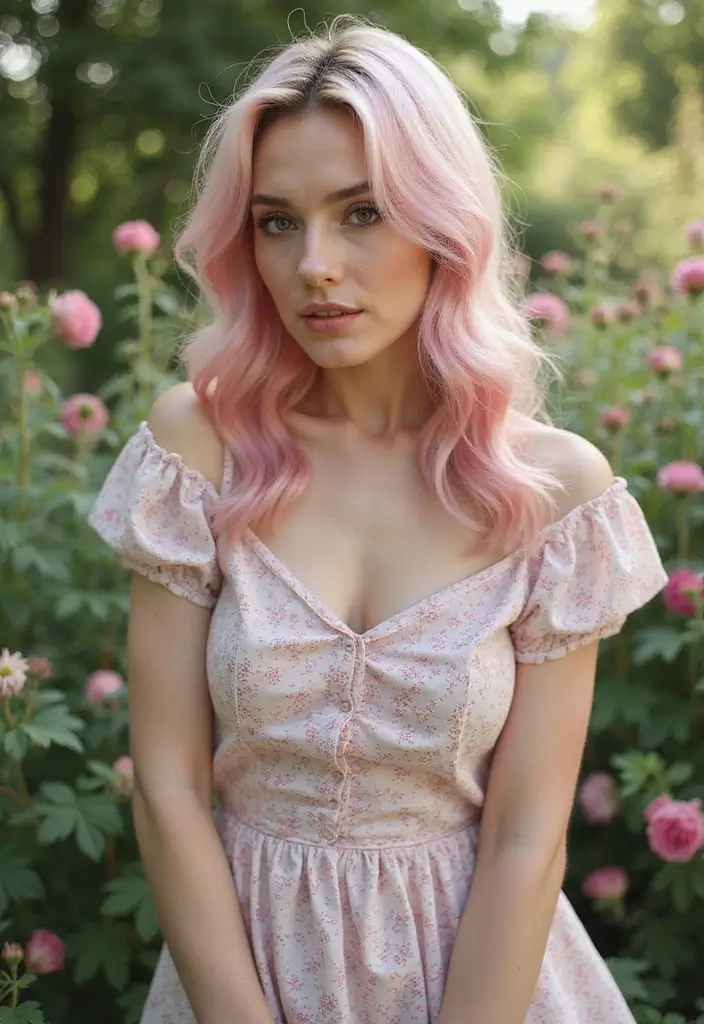 28 Hair Color Ideas That Transform Your Look Instantly - 5. Pastel Pink for Cool Skin Tones