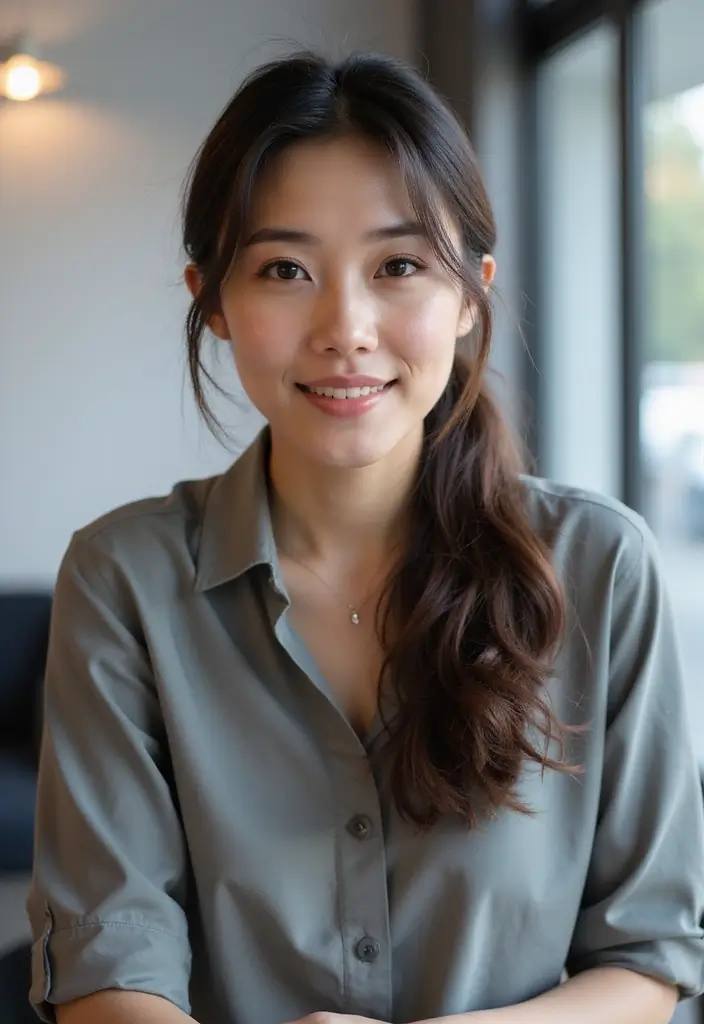 28 Hairstyles for Work That Look Effortlessly Professional - 26. Simple Low Ponytail