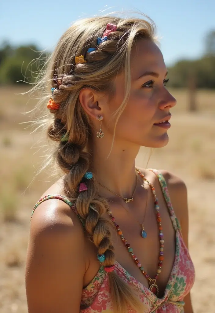 28 Long Hair Styling Ideas That Turn Heads - 11. Boho Braid