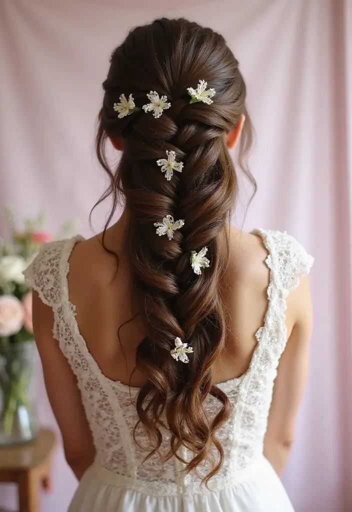 28 Long Hair Styling Ideas That Turn Heads - 18. Elegant Waterfall Braid