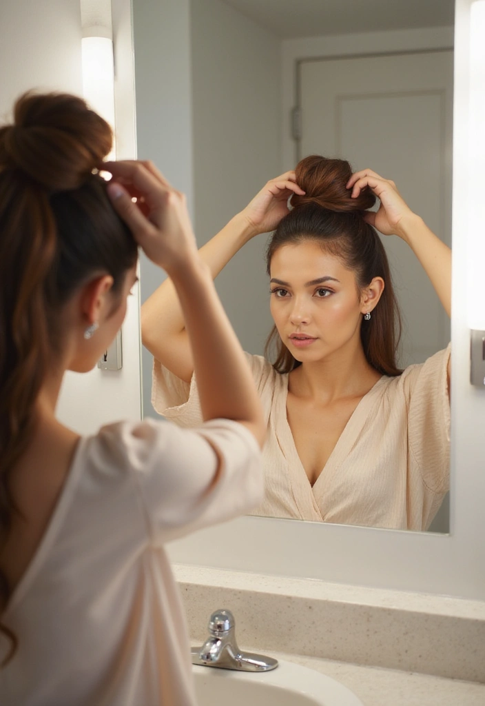 28 Low Maintenance Haircuts You’ll Love Waking Up To - 10. Easy Updo