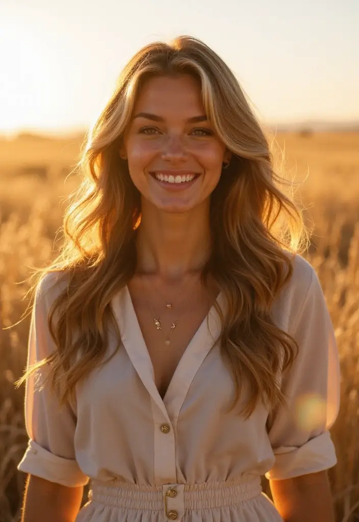 28 Low Maintenance Haircuts You’ll Love Waking Up To - 22. Long Layers with Face-Framing Pieces