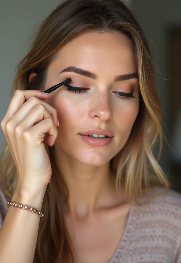 28 Natural Makeup Looks for Everyday Beauty - 14. Simple Eyeliner Trick