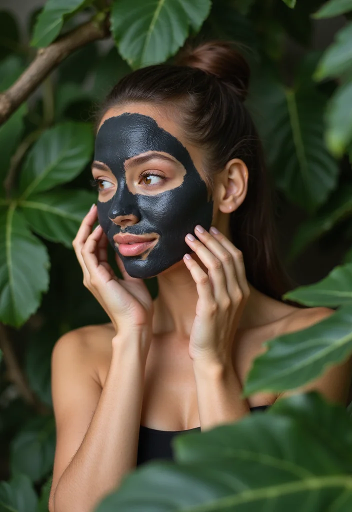 28 Natural Makeup Looks for Everyday Beauty - 17. Charcoal Detox Masque