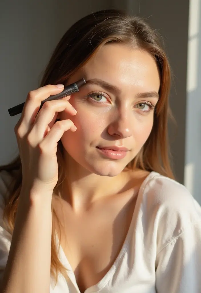 28 Natural Makeup Looks for Everyday Beauty - 2. Light Brow Definition