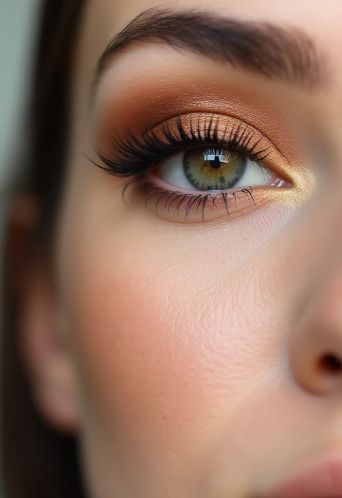 28 Natural Makeup Looks for Everyday Beauty - 7. Earthy Toned Eyeshadow