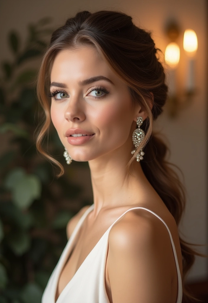 28 Ponytail Hairstyles That Go Beyond Basic - 15. The Formal Wrap-Around Ponytail