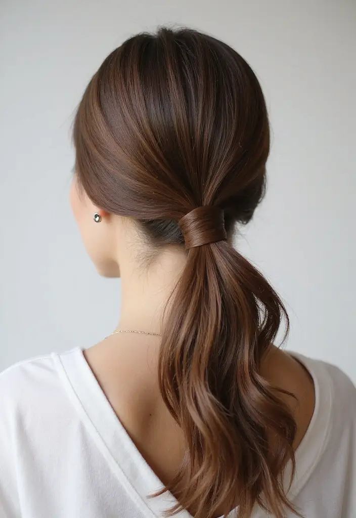 28 Ponytail Hairstyles That Go Beyond Basic - 2. The Sleek Low Ponytail
