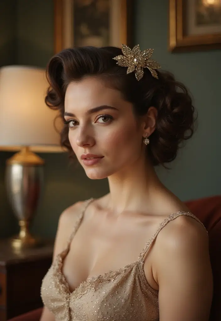 28 Romantic Date Night Hairstyles You’ll Fall in Love With - 24. Vintage Bouffant