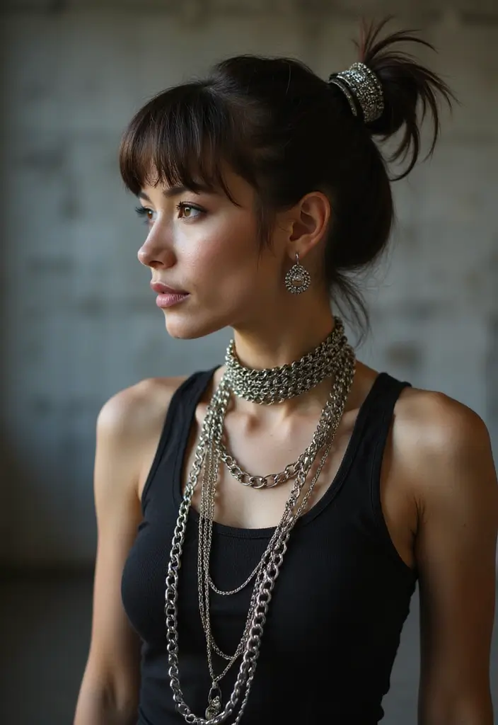 28 Trendy Hair Accessories That Complete Your Look - 15. Cool Chains and Hair Cuffs