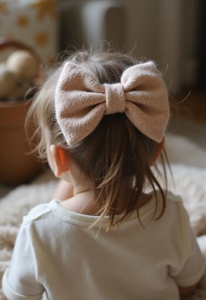 28 Trendy Hair Accessories That Complete Your Look - 21. Organic Wool Bows