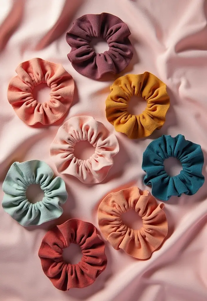 28 Trendy Hair Accessories That Complete Your Look - 3. Organic Cotton Scrunchies