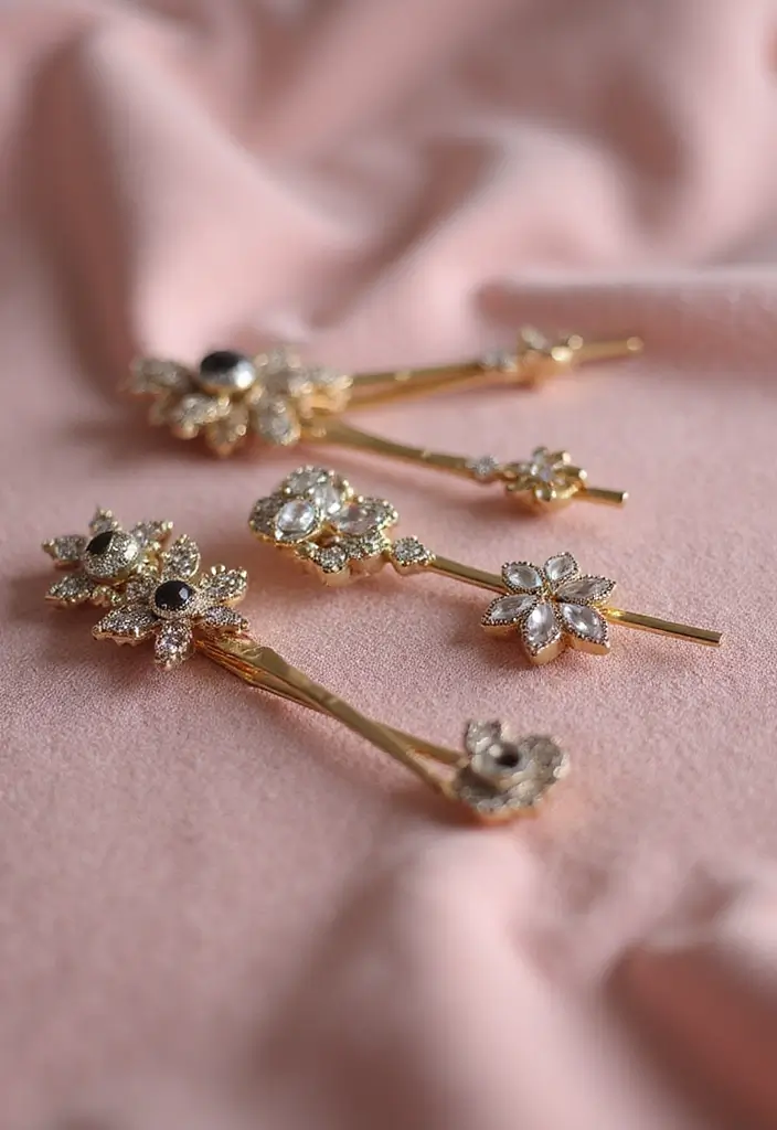 28 Trendy Hair Accessories That Complete Your Look - 8. Vintage Style Hairpins