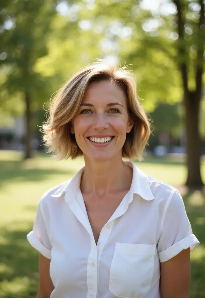 25 Short Haircut Styles That Never Go Out of Fashion - 19. Half-Up, Half-Down Short Hair