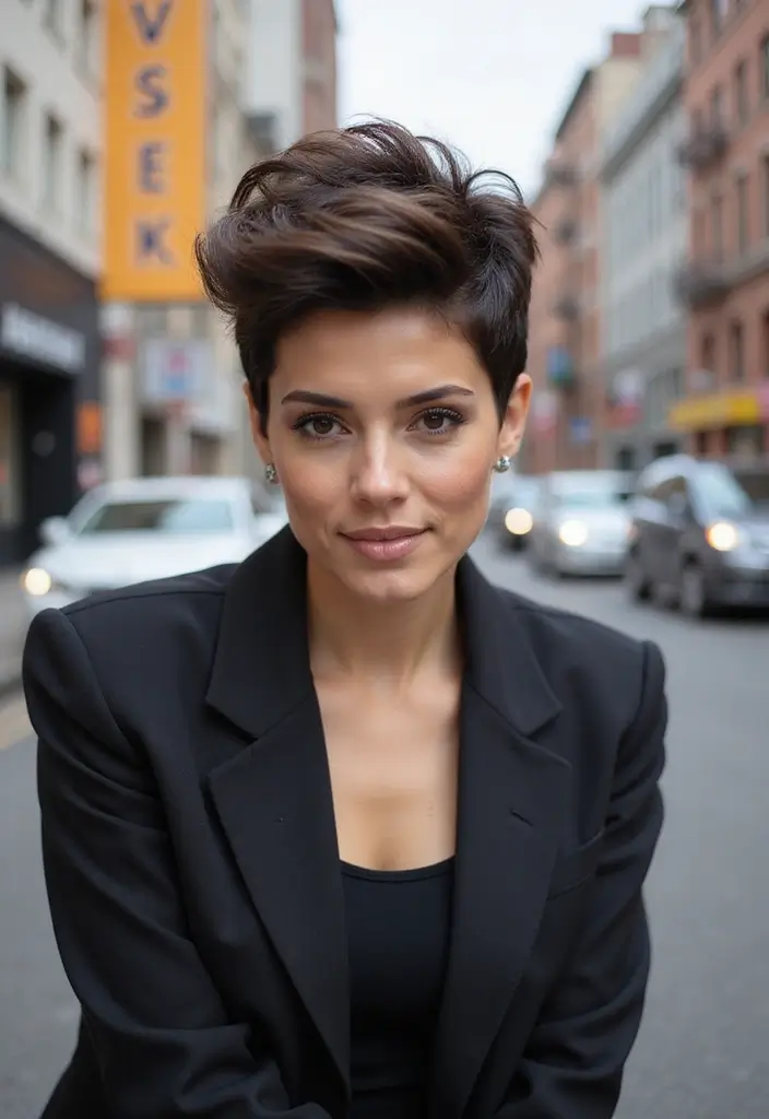 25 Short Haircut Styles That Never Go Out of Fashion - 21. High-Volume Pixie