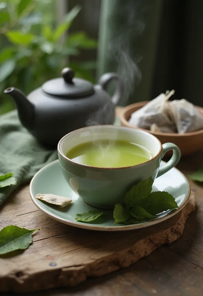 27 Acne Skincare Tips That Clear and Calm Breakouts - 6. The Power of Green Tea