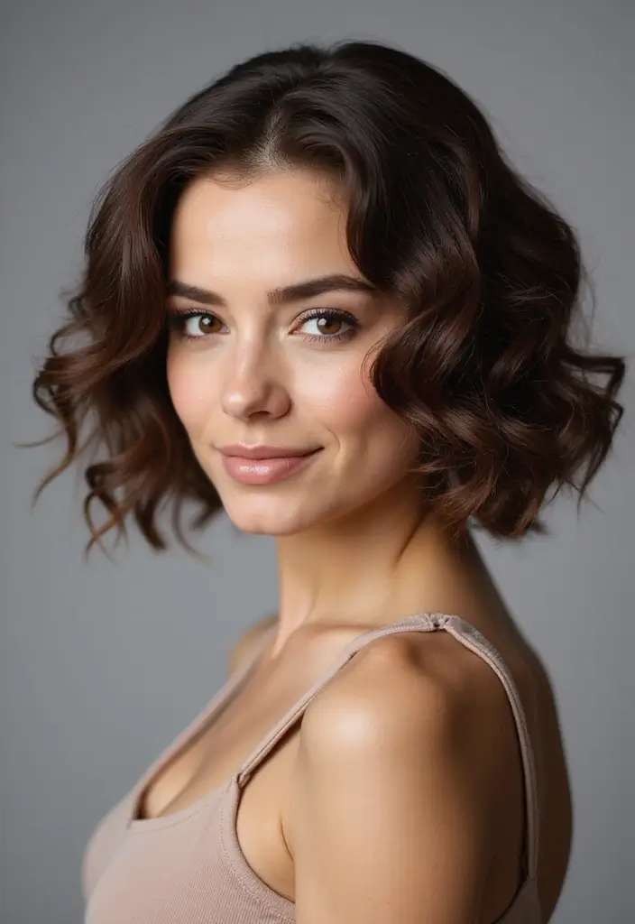 27 Bob Haircut Ideas That Flatter Every Face Shape - 1. Classic Curly Bob