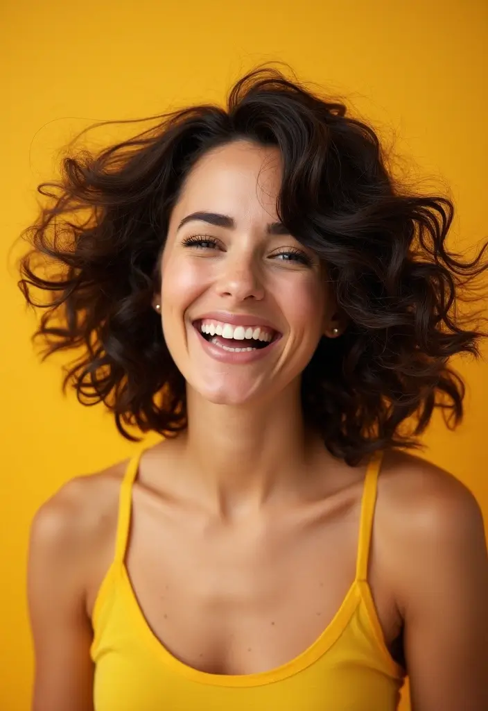 27 Bob Haircut Ideas That Flatter Every Face Shape - 19. Curly Bob with Scrunched Curls