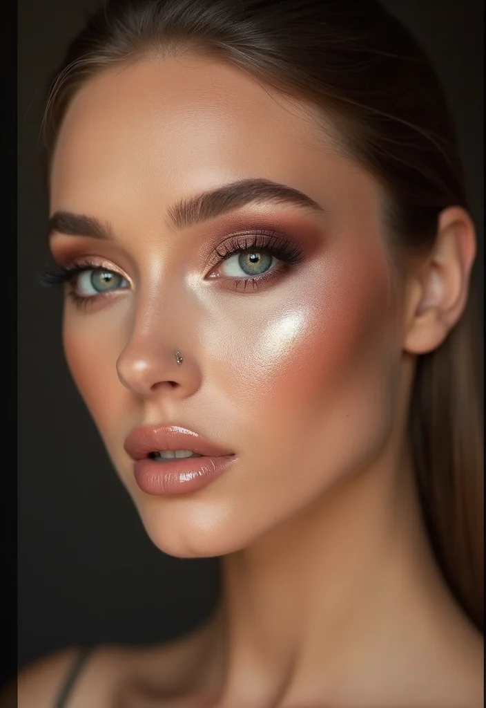 27 Smokey Eye Makeup Ideas for Any Event - 21. Glossy Smokey Eye