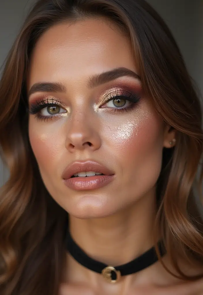 27 Smokey Eye Makeup Ideas for Any Event - 4. Metallic Smokey Eye