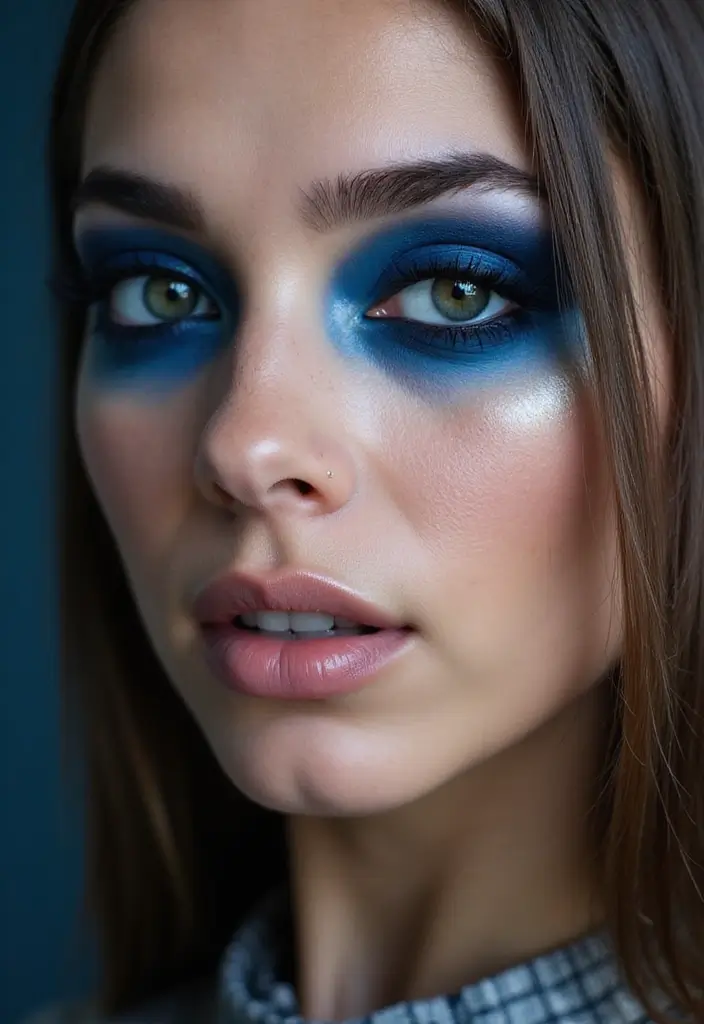 27 Smokey Eye Makeup Ideas for Any Event - 6. Blue Smokey Eye