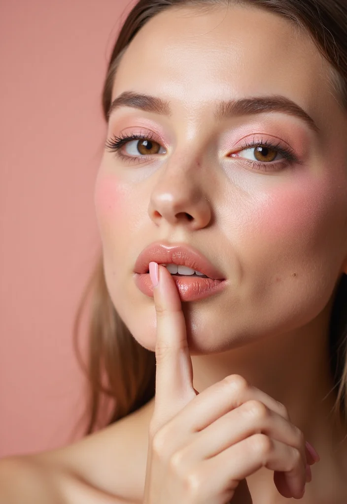 28 Blush Placement Tips for a Fresh Youthful Glow - 18. Use Blush as a Lip Tint