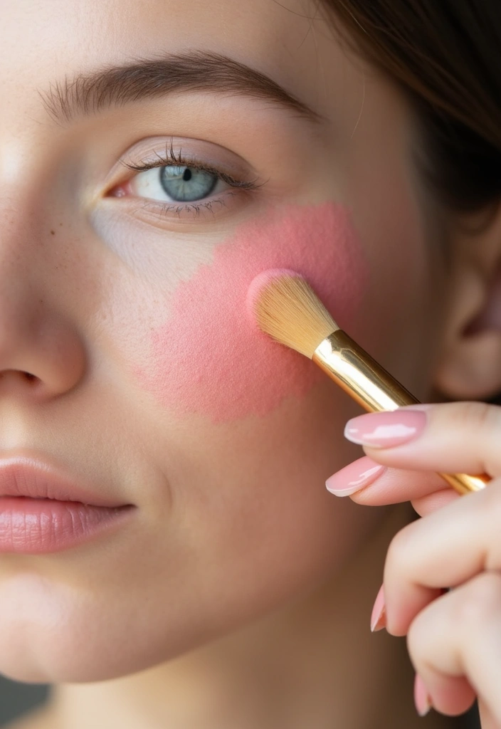 28 Blush Placement Tips for a Fresh Youthful Glow - 3. Apply with a Light Hand