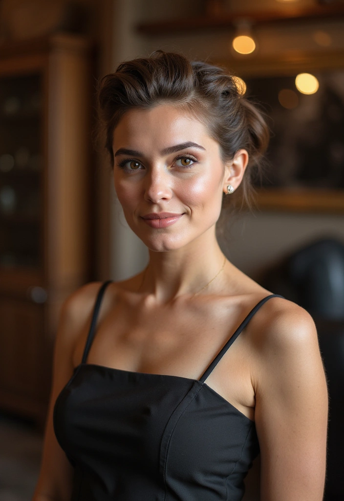 28 Hairstyles for Round Faces That Flatter Instantly - 12. French Twist