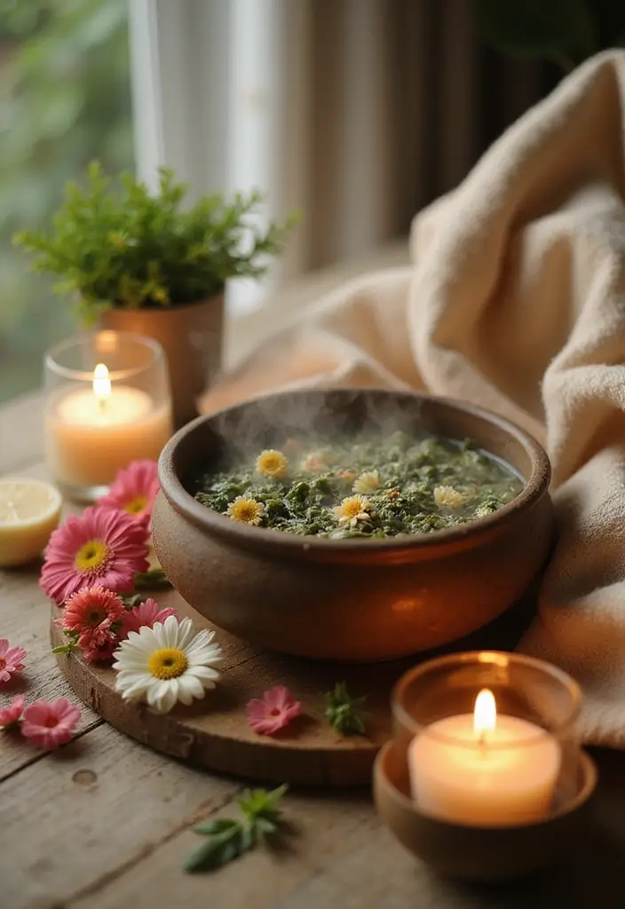 28 Skincare for Oily Skin That Balances and Protects - 19. Herbal Face Steam