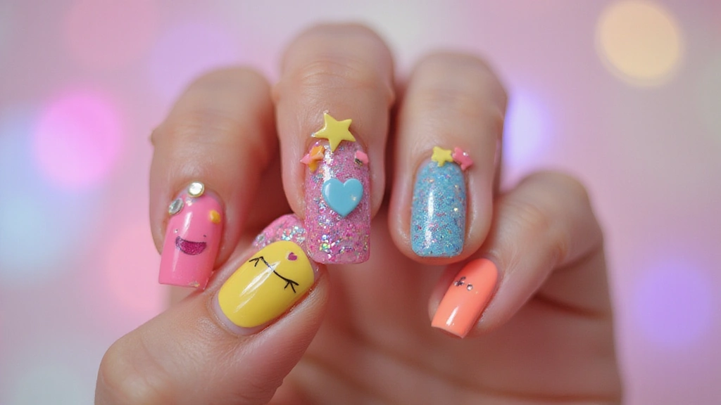 28 Y2K Nails Revival: Chunky Glitter, Rhinestones & Fun Vibes