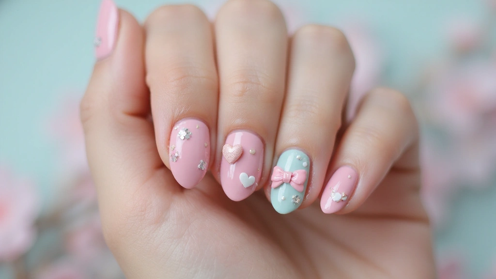 36 Coquette Nail Art Ideas with Hearts, Bows, and Feminine Flair